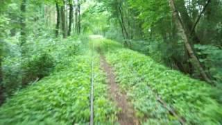 Fahrt mit dem schwedischen Schienenfahrrad