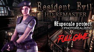 Resident Evil HD Remaster REupscale Project - Jill Valentine Walkthrough Gameplay