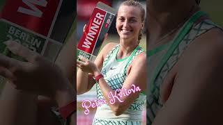 Tennis WTA Queen of Berlin Petra Kvitova never dropping a set all tournament #shorts