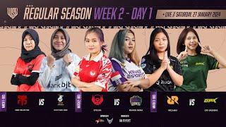 LIVE NOW - WSL S8  REGULAR SEASON WEEK 2 DAY 1