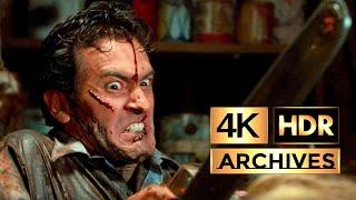 Evil Dead 2  4K - HDR  - Lindas Head - Jump Scare Scene 1987