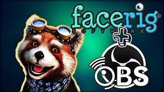 FACERIG  НАСТРОЙКА Facerig и OBS.Как добавить аватара в OBS