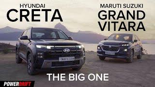 Hyundai Creta vs Maruti Suzuki Grand Vitara - Petrol Comparison with a Twist  Review  PowerDrift