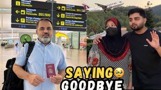 Abu Ji is Going To Pakistan  Saying Goodbye Airport per 