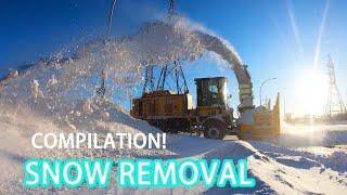 2023-Snow REMOVAL and DUMP Compilation1 hour in MontrealCanadaQuebec ️️