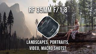 Canon RF 35mm F1.8 Review Video & Photo Samples