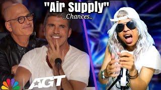 Americas Got Talent Sing Song Air Supply Chances The Most Emotional Voice in the World  Agt 2024