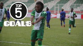 Alex Iwobi I Top Five Goals  Super Eagles  Nigeria National Football Team