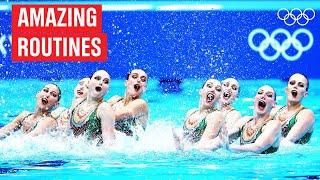 Best Technical Routines in Artistic Swimming at Tokyo2020