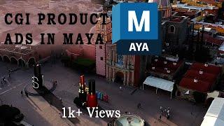Create CGI Product Ads in Maya Using VFX  Maya 2023  Arnold Render
