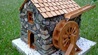 Building a Water Mill House with Stones