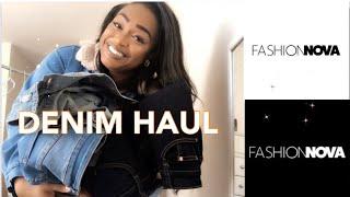 FASHIONNOVA TRY ON HAUL*Size 14* Denim Thigh boots Jumpsuits etc..