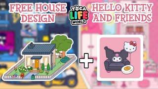 Free House Design + Hello Kitty and Friends Furniture Pack   Toca Boca  Toca Life World