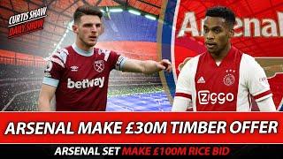 Arsenal Make £30M Timber Offer - Arsenal Set To Make £100M Rice Bid - Saka Hattrick For England