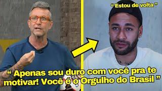 NETO QUEBROU AO VIVO COM O DESABAFO DE NEYMAR SOBRE VOLTAR A JOGAR HOJE O BRASIL PRECISA DO NEYMAR