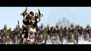 THE EMPIRE vs DARK ELVES - Total War WARHAMMER 2 Cinematic Battle