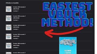 *NEW* METHOD TO GET CHEAP VBUCKS in FORTNITE  Argentina Method 2024