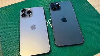 iPhone 13 Pro Max Sierra Blue & 12 Pro Max Pacific Blue