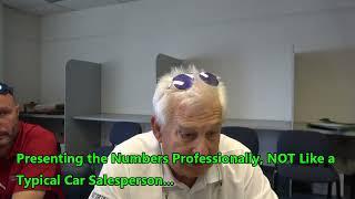 Presenting the Numbers Professionally NOT Like a Typical Car Salesperson