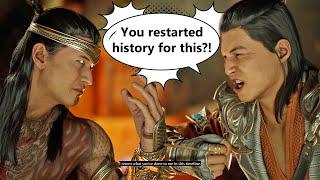 Characters Criticize Liu Kang for the Current Timeline