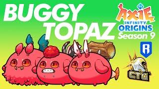 TRIPLE BUG TOPAZ BUILD  SEASON 9  ORIGINS LEADERBOARD  AXIE INFINITY