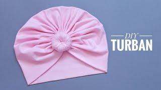 How to sew a turban hat with your own hands a turban with a knot