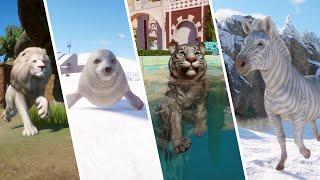 All ALBINO Animals in Planet Zoo  Compilation of 37 Species