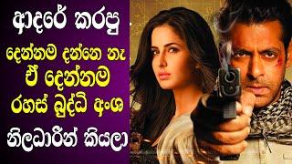 රහස් නියෝජිතයන්ගෙ එකතු වීම  Ek Tha Tiger Old Hit Hindi Movie Sinhala Review  Salman Khan Movie