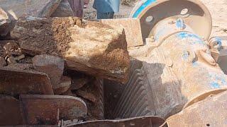 Most Powerful Rock crusher in action. How Rock Crushers work??? Rock Quarry Crushing Operations