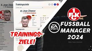 Trainingsziele - Fussball Manager 2024 - 1.FCK #006