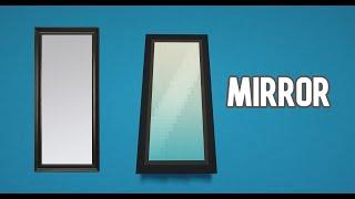 Banner design ideas how to make a MIRROR in Minecraft