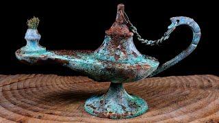 Magically Beautiful Aladdins lamp - Restoration ASMR
