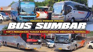 TOP‼️ PENUMPANG TUJUAN SUMBAR MEMADATI TERMINAL  HUNTING BUS SUMBAR DI TERMINAL PONDOK PINANG