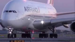 شاهد إقلاع أكبر طائرة ركاب _The Worlds Largest Passenger Plane Taking Off airbus a380