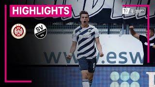 SV Wehen Wiesbaden - SV Sandhausen  Highlights 3. Liga  MAGENTA SPORT