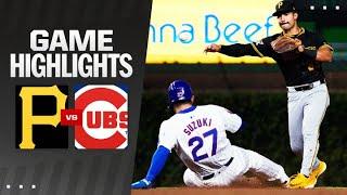 Pirates vs. Cubs Game Highlights 9224  MLB Highlights