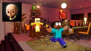 The Baby In Yellow Horror Game Minecraft Animation