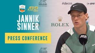 Jannik Sinner Third Round Press Conference  Rolex Monte Carlo Masters 2024