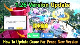 How To Download Game For Peace New Version   How To login Game For Peace Update Version