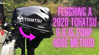 Hose Flushing Methods 2020 Tohatsu 9.9 15 20HP Outboards - The Correct Way