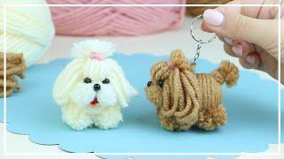 Самая Милая Маленькая Собачка из Ниток - ЛЕГКО  The Cutest Dog Easy Making  DIY NataliDoma