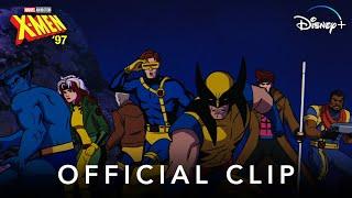 Marvel Animations X-Men 97  Official Clip Fighting The Sentinels  Disney+
