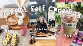 Self Care Vlog my hair transformation productive work & book club 