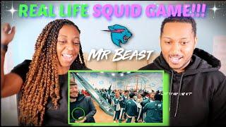 Mr.Beast $456000 Squid Game In Real Life REACTION