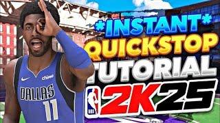 HOW TO QUICK STOP IN NBA 2K25