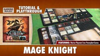 Mage Knight Tutorial & Playthrough. Featuring new playmats