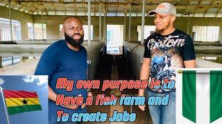 New Catfish Tilapia Fish Farm in Ghana Second Ultramodern Fish Farm By Fish Academy in Ghana