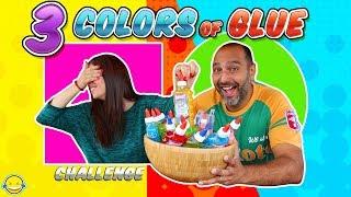 3 COLORS of GLUE SLIME CHALLENGE - 3 Colores de Cola para Slime Bego y Jordi - Momentos Divertidos