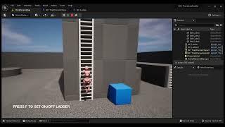 Unreal Engine 5 - Procedural Ladder & Realistic Climbing