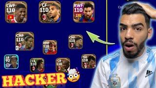 OMG I PLAYED VS A HACKER  in Efootball 23 mobile  All players 110 rating